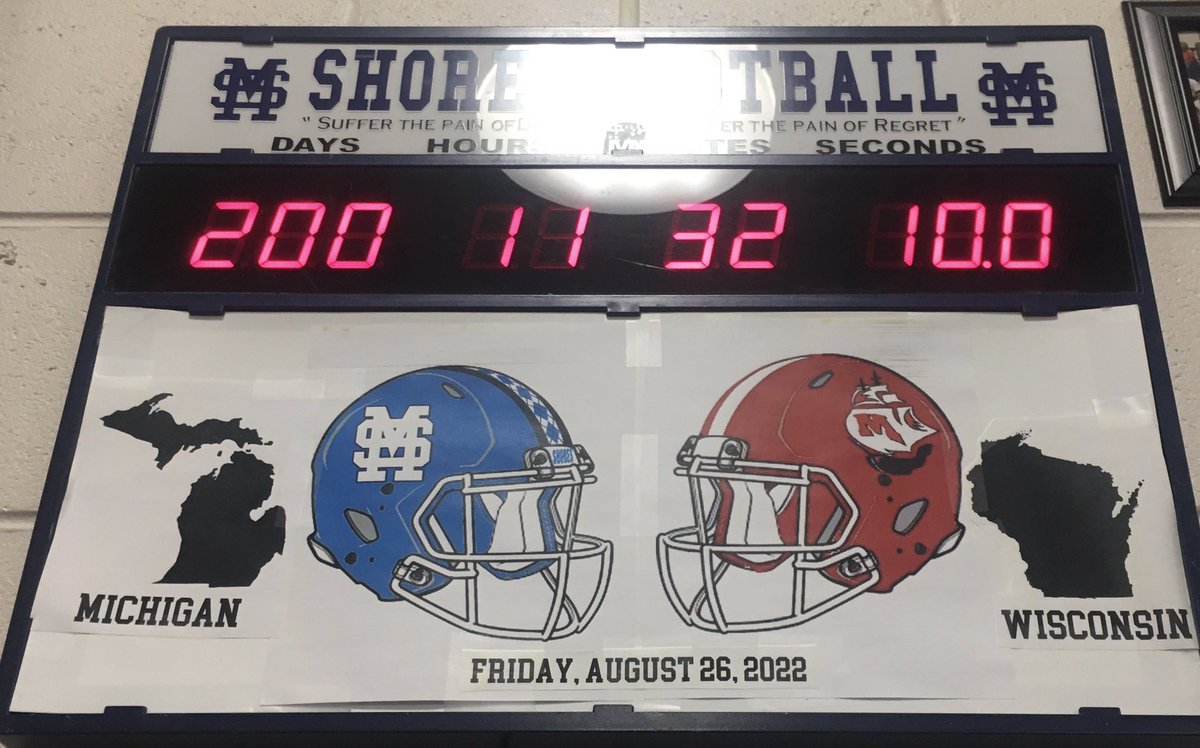 MSSailorFball's tweet photo. Time waits for no one!
#WAR https://t.co/oPSAjA2CH5