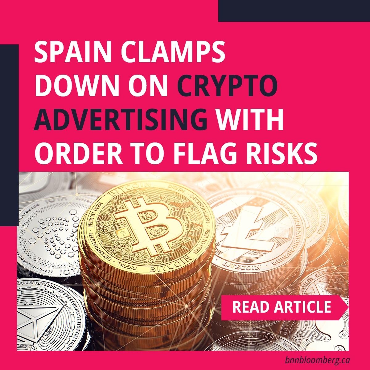 KIMBOdesign's tweet photo. We have seen a lot of #Crypto advertisements around the Internet, but are all of them reliable? 

The Spanish market regulator has imposed restrictions on crypto-asset advertising efforts, but why?

Full article: https://t.co/TnDqYA64xb https://t.co/UYQZ3V9HZc