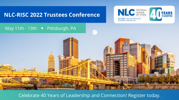 NLCRISC's tweet image. Registration is now open for the NLC-RISC 2022 Trustees Conference! This year, we are celebrating our return to in-person meetings, as well as NLC-RISC’s 40th Anniversary. Celebrate 40 Years of Leadership and Connection. Register today. #risctrustees risc.nlc.org/events/trustee…