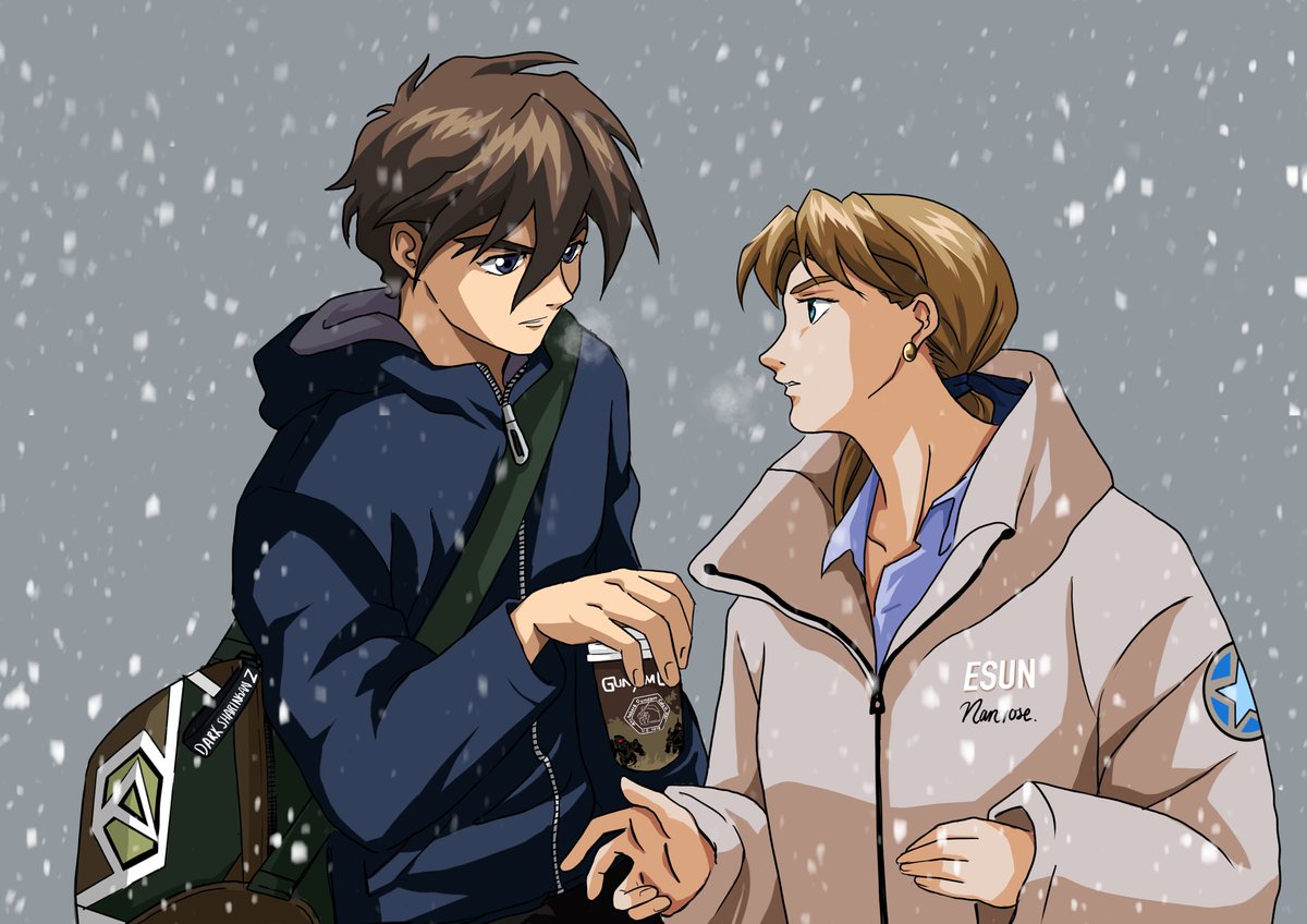 Nanrose_MX's tweet photo. In memory of @gundamcafe2010 thanks for everything but come back, we want more!  🥺Thank you @DarkSharinganZ for your help with this picture n.n https://t.co/nTKt6yfSge