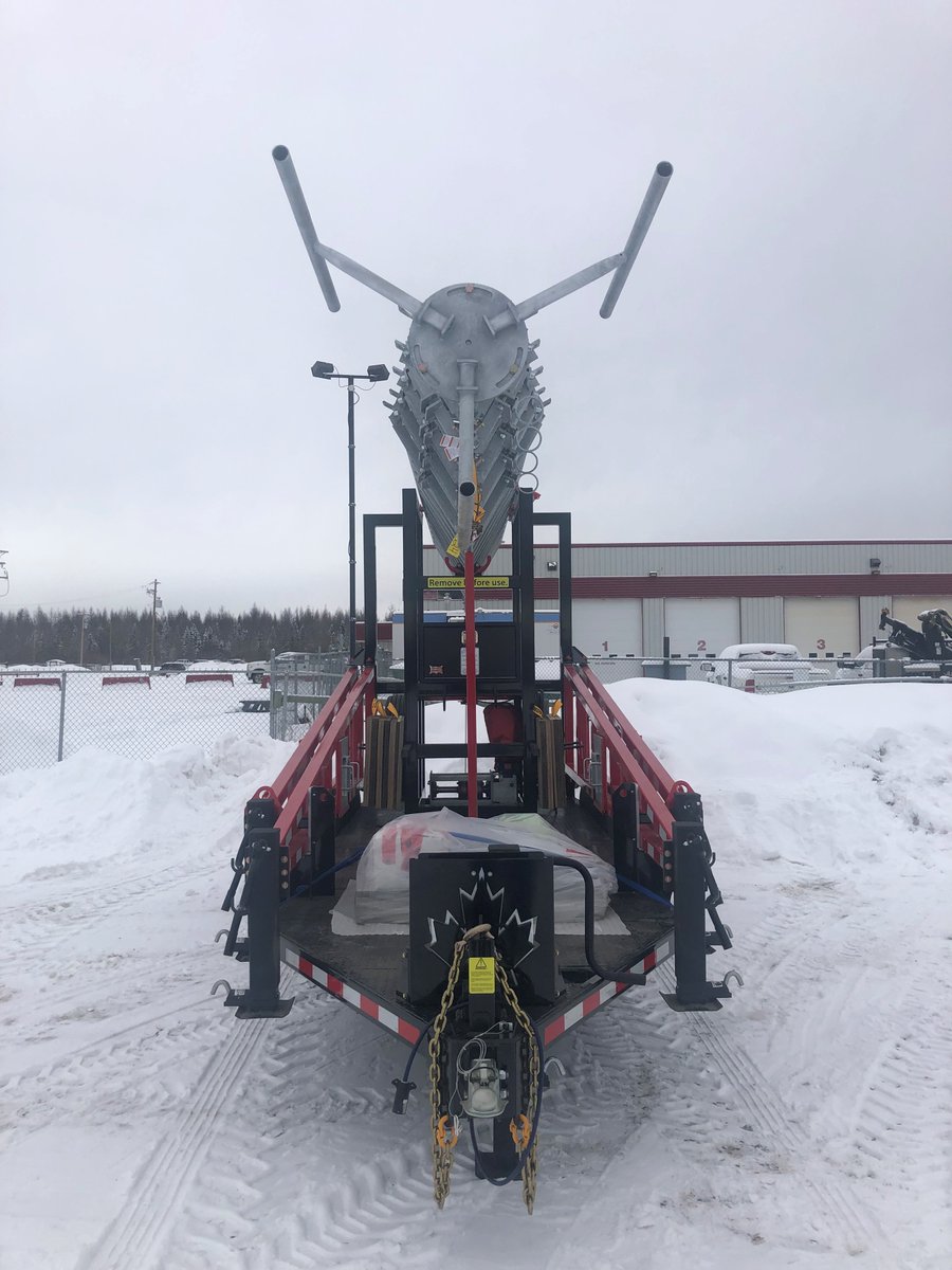 NorthernTowers's tweet photo. A Guardian HD 85' heading to Eastern Canada! 🙌

#cows #mobiletowers #trailertowers #builtincanada #northerntowers #guardianhd https://t.co/W8EDs1hBYN