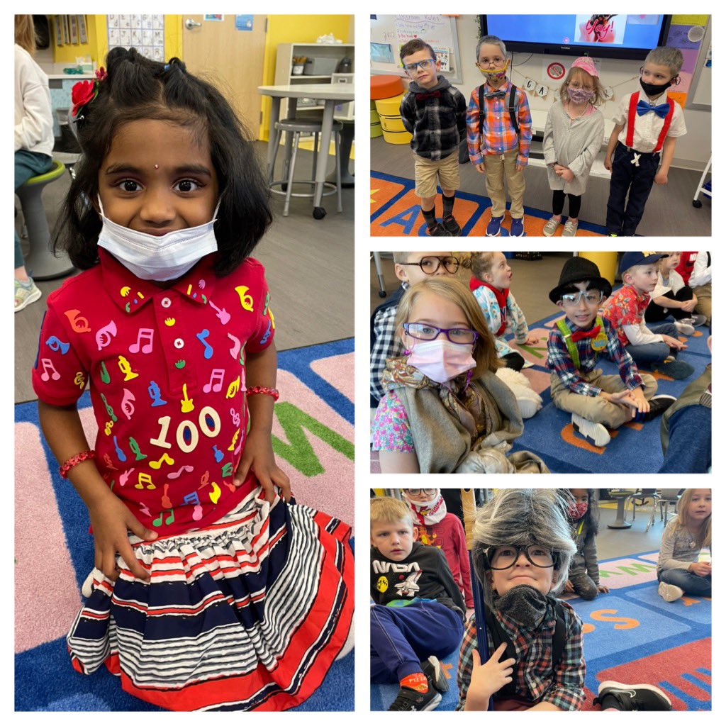 Celebrating the 100th day of school at Eureka Elementary. Some of the cutest centennials I’ve ever seen! <a href="/EurekaElemAP/">Shannon Smith</a>
