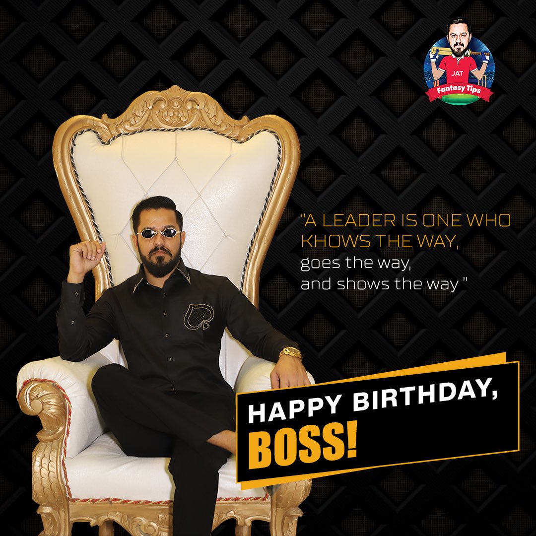 jatfantasytips's tweet photo. Happy Birthday Boss! https://t.co/Uv4MSQNzVC