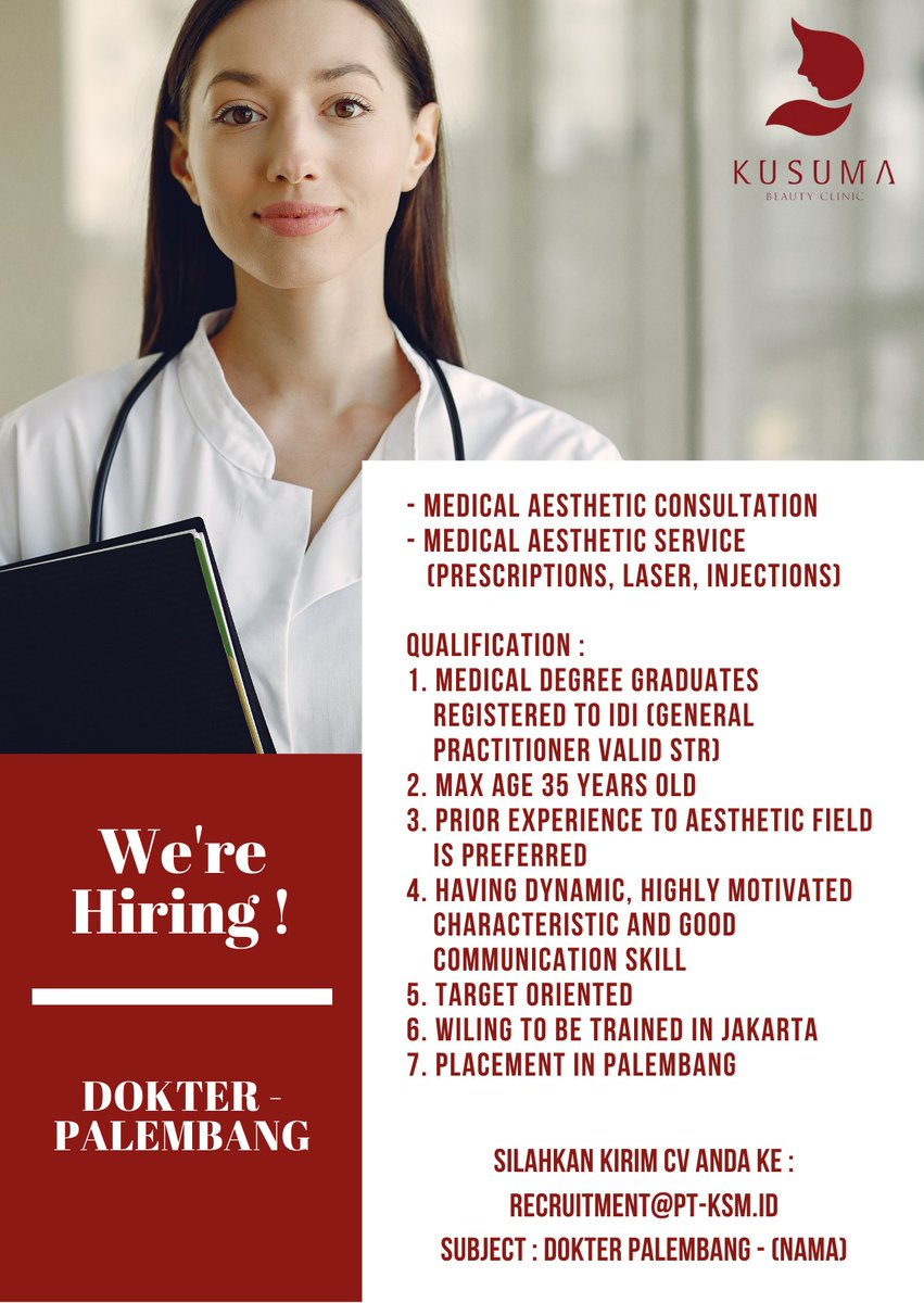 CareerKusuma's tweet photo. #INFOLOKER https://t.co/w9wLm5wutZ