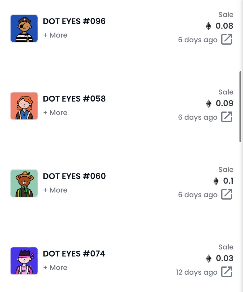 phar026's tweet photo. Some dot creations got adopted last week. Congrats to the new owners 🧡

• . •
  ˘        #DOTEYES https://t.co/xBGRZyKbdi