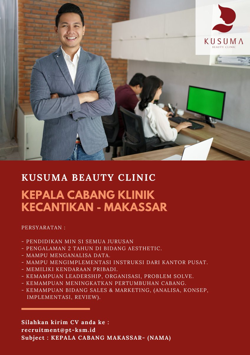 CareerKusuma's tweet photo. #infoloker https://t.co/sJA8WAkxXV
