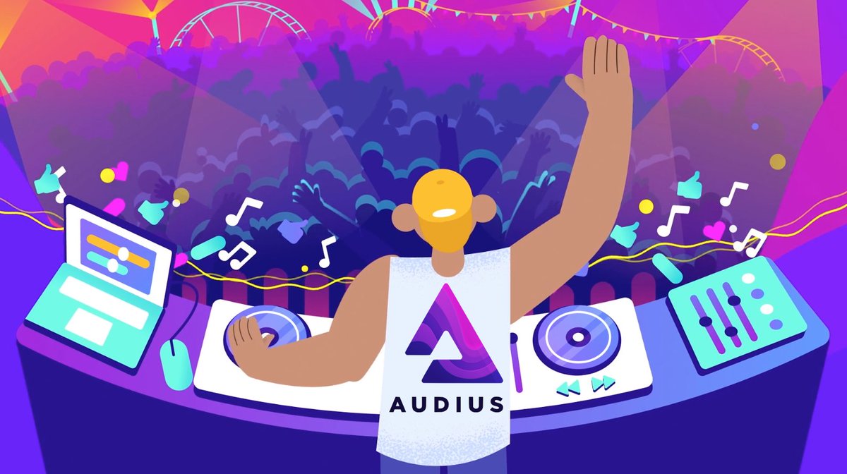 Like music?In a study done by Citigroup, an estimated 12% of profits in the music industry found its way back to artistsAudius is a streaming platform that aims to solve this by allows artists to showcase & merchandise their own NFTs in a direct-to-fans approach. (60/107)