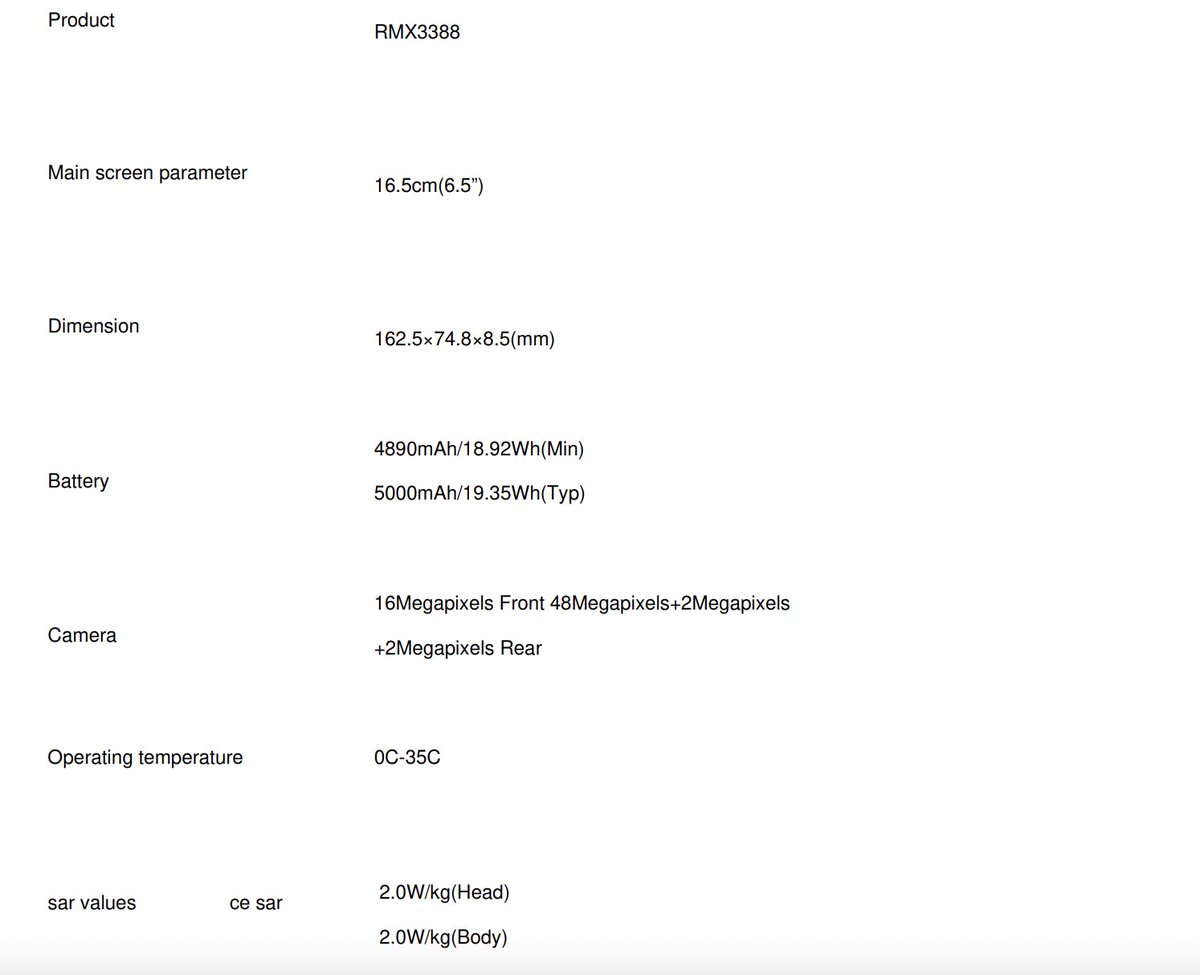 stufflistings's tweet photo. Realme 9 5G coming up. Here are the key specifications. Will launch soon in India as well.
#Realme #Realme9 #Realme95G https://t.co/6J6qIYTgE9