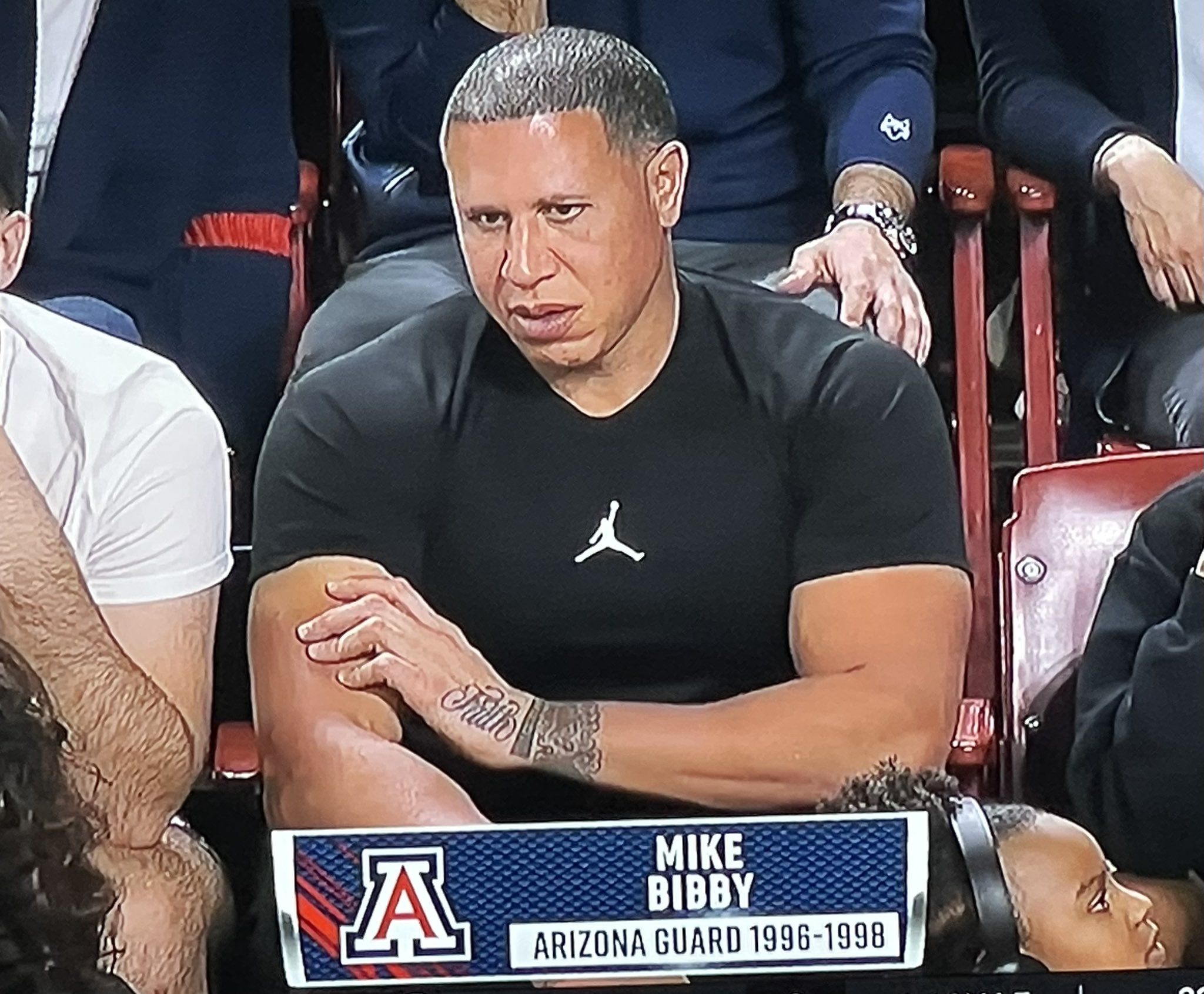 Javier Morales on X: Mike Bibby in attendance.  / X