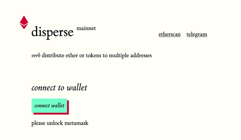 Want to send a bunch of tokens?This can become quite an expensive task, especially when it comes to airdrops.Luckily, using the Disperse App, users can distribute tokens to hundreds of addresses in a gas optimized bundle of txs for a fraction of the cost. (107/107)