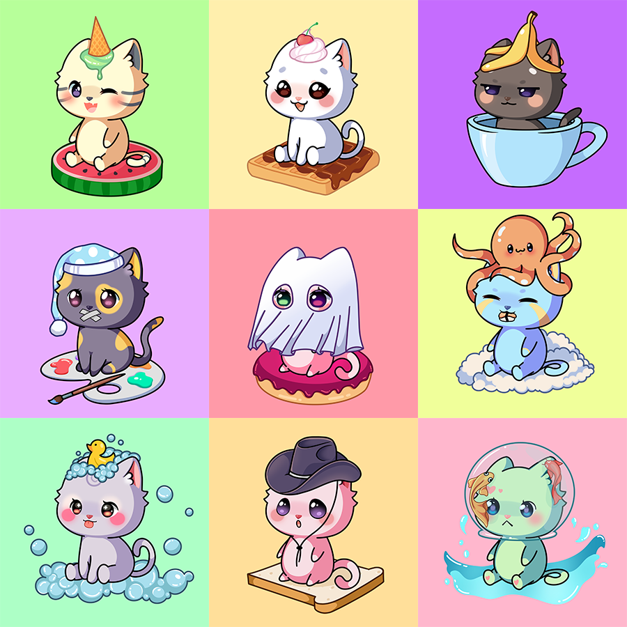 Which Cupcat Kitten reveal you liked to most till now?

🍉🧇☕️
🎨🍩☁️
🛀🍞🌊

(Retweet + Reply = Whitelist chance)