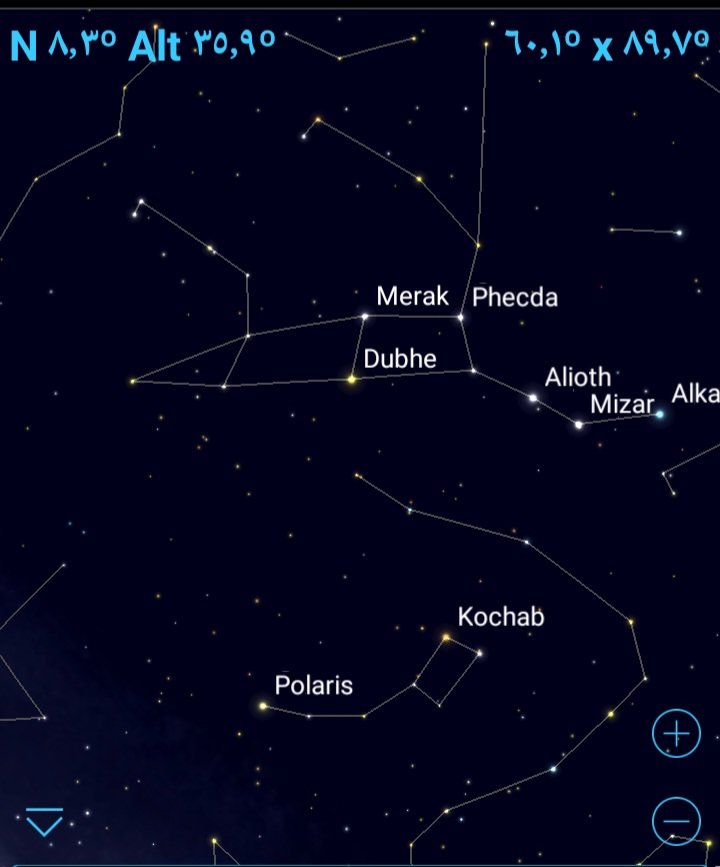 في هذه الليالي يمكن مشاهدة أشهر كوكبة في إتجاه الشمال؛ إنّها كوكبة الدُب الأكبر، أو ما عُرفت محليا باسم بنات نعش الكُبرى، تُشاهد من بعد الساعة العاشرة ليلًا بإتجاه الشمال الشرقي، وعند الفجر تبدو في إتجاه الشمال مباشرةً. أ-يوسف_السالمي #شبكة_رذاذ_الشتاء