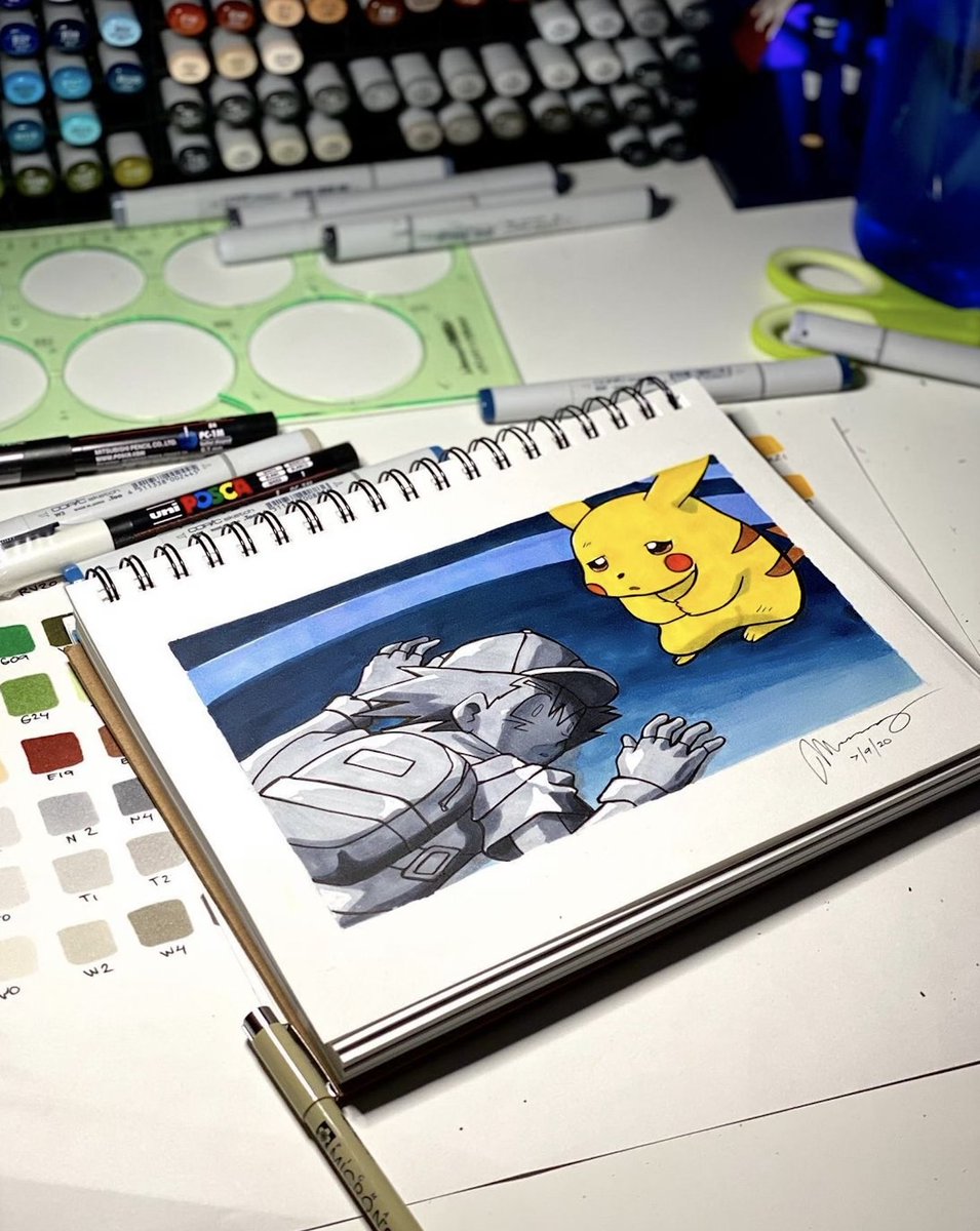 Metavilians's tweet photo. GIVEAWAY TIME!

Hand drawn “Ash + Pikachu” 7x10 Art Piece.

Done by our artist, @manzmac_ 

To enter:
1. Like Post
2. Retweet 
3. Tag 3 Friends

Winner chosen after 24 hours. https://t.co/l7umTpty5y