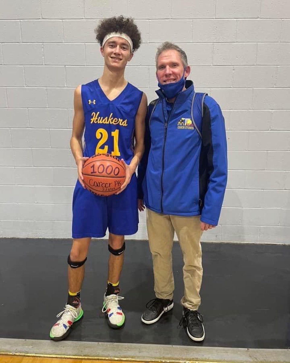 Proud to say I’ve hit 1,000 career point! Thank you to my family, coaches and teammates for helping me reach this milestone!