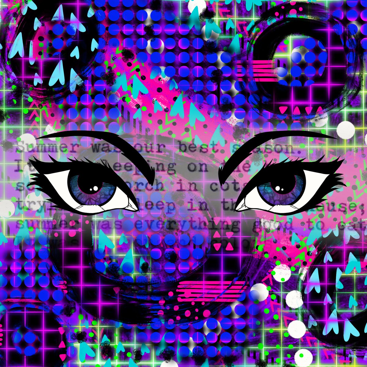 LipServiceNFTs's tweet photo. I’m starting to really love drawing eyes. I hated eyes, so I doubled down, took some classes, and now I’m slightly obsessed 👀 

#NFTartwork #nftartist #NFTs https://t.co/EjUw1qtAfO