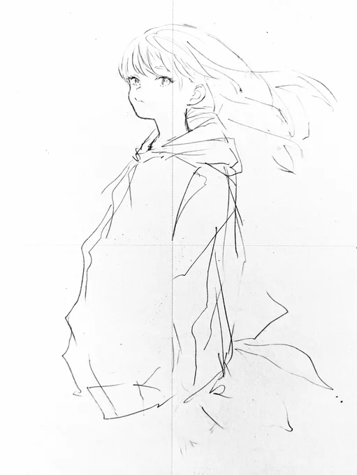 A little during lunch break_✍Drawing 