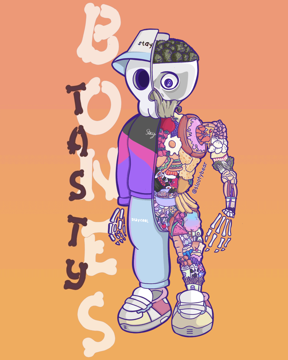 slootybear's tweet photo. @Staycoolnft here's mine!! collab with @TastyBonesNFT 
- acknowledged by @inklxb too! https://t.co/JvKQa4dwt2