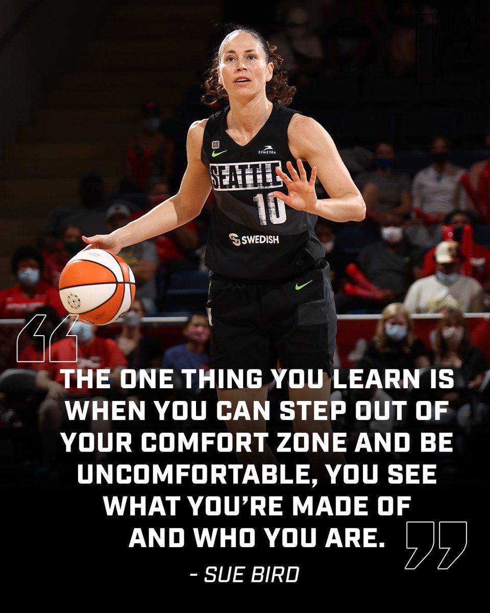 Become comfortable with being uncomfortable 😌 #MantraMonday 

<a href="/S10Bird/">Sue Bird</a>