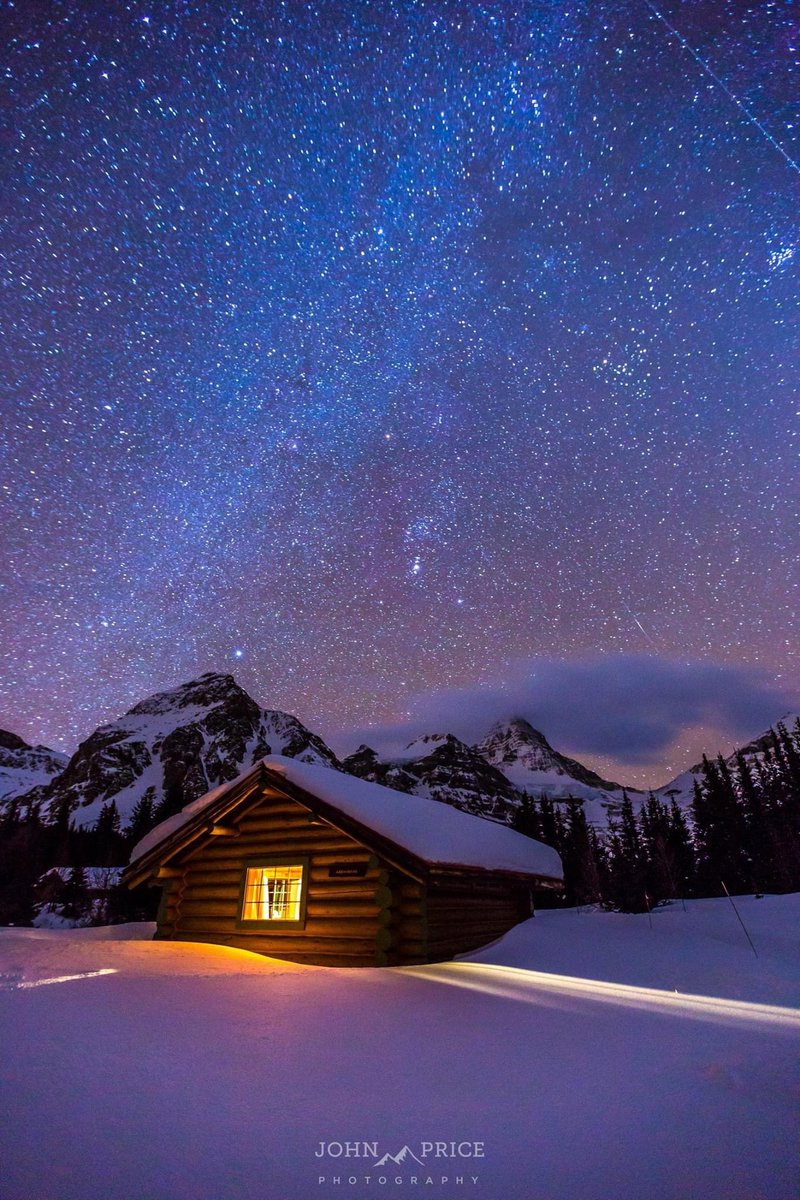 Galactic Cabins in the Canadian Rockies.