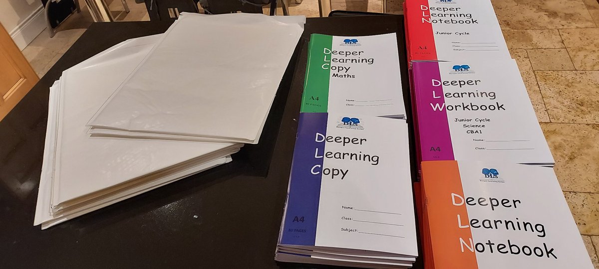 DeepLearnCopies's tweet photo. Thanks to @MsStacyS for the shout out last week. We've had just the best reaction to our learning tools. Burning the midnight oil here, organising the samples. Thanks to all the teachers and schools who have placed orders, they'll be dispatched tomorrow #edchat https://t.co/chbLCbN8nk