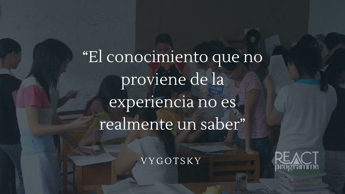 reactprogramme's tweet image. Crear experiencias de aprendizaje implica entender el entorno social y cultural de los estudiantes y tejerlo con el valor de los conocimientos de un programa de estudios general, esto es parte del arte de enseñar 🧑🏻‍🏫🧑🏻‍💻 #docentes #EDUcators