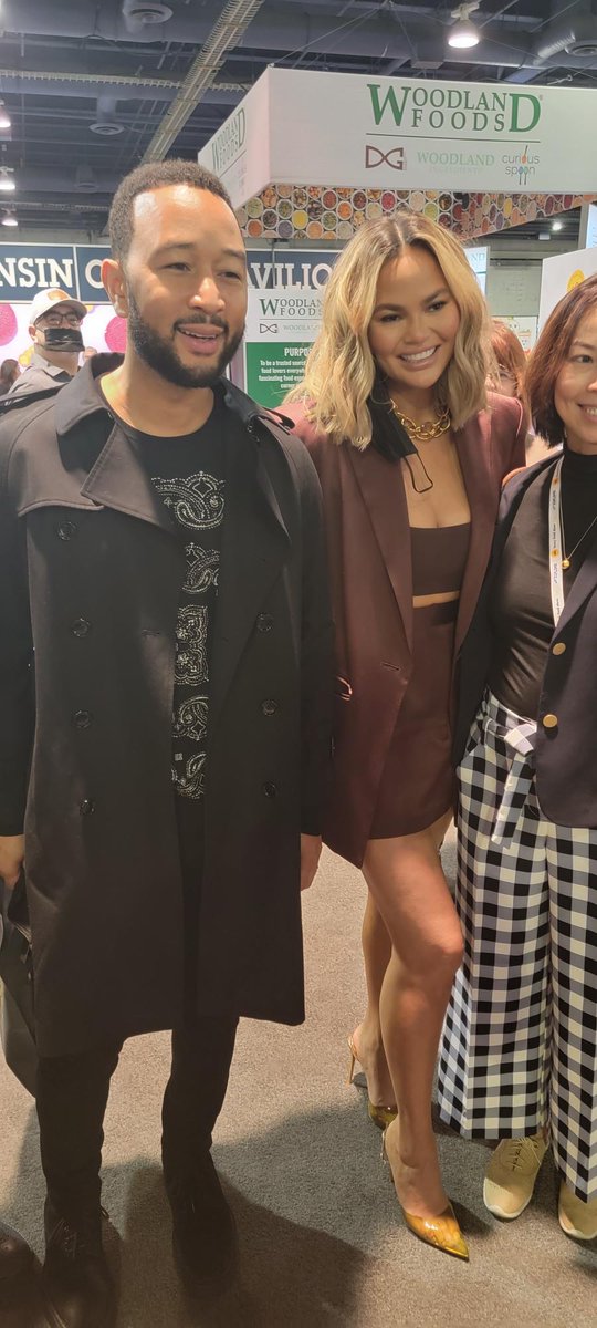 Thank you John Legend &amp; Chrissy Tiegen for your support of the Fancy Food Show!