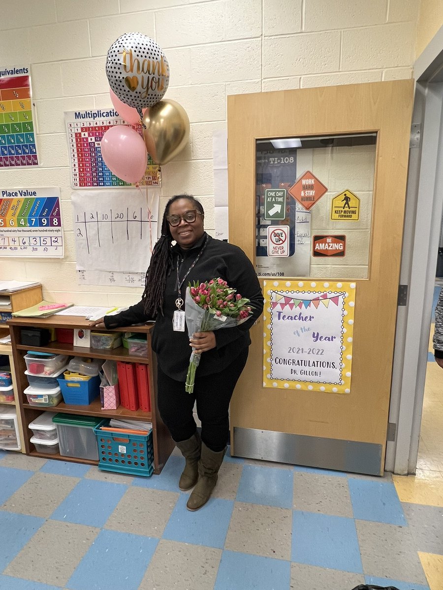 Shout out to Dr. Paula Gillon, our @WoodholmeES Teacher of the Year! She is priceless and works tirelessly to support out students and community. 🥰🥰🥰