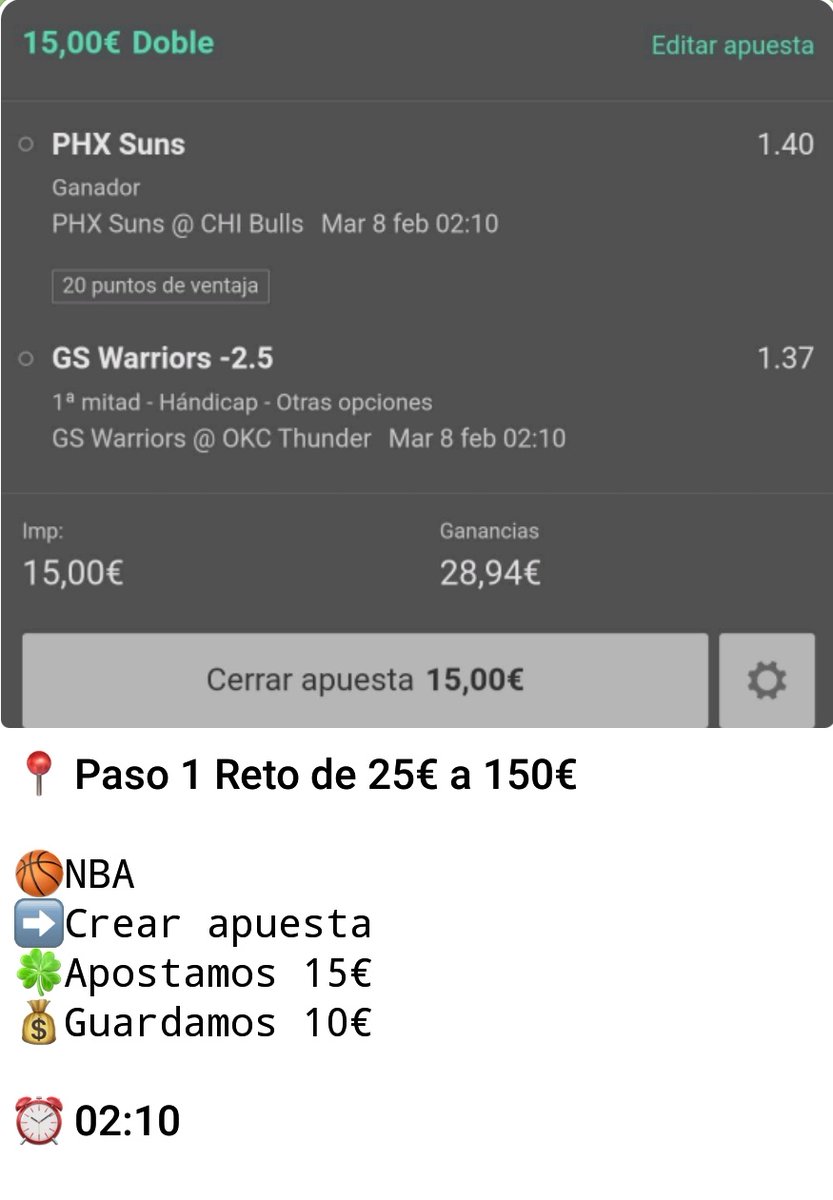 Retos_Extremos_'s tweet photo. Pasó 1 del reto de 25 a 150🔥‼️💯🚨

Deja tu like ❤️ y RT 🔁 si me sigues 🔥 https://t.co/Yi0u6kd6zk