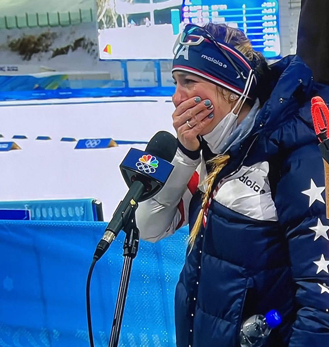 <a href="/StephenKing/">Stephen King</a> Very, very proud of this American! Her after race interview was so emotional, so genuine and so powerful. With all the negativity in the States lately I encourage everyone to watch her interview. Deedra Irwin you already won gold! 
🥇 ❤️🥇