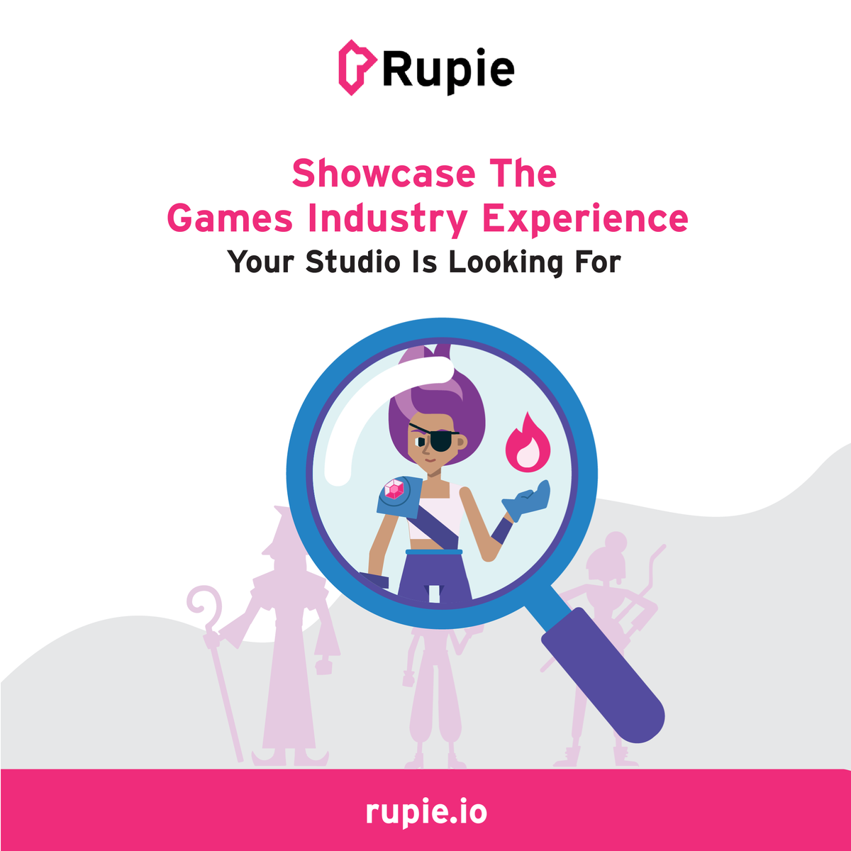 Start your games industry talent search with Rupie today!

With profiles that are framed around what you're looking for, spend less time reading through resumes.
rupie.io/studio/beacons 
.
.
.
#gamesindustry #hiringnow #gamesjob