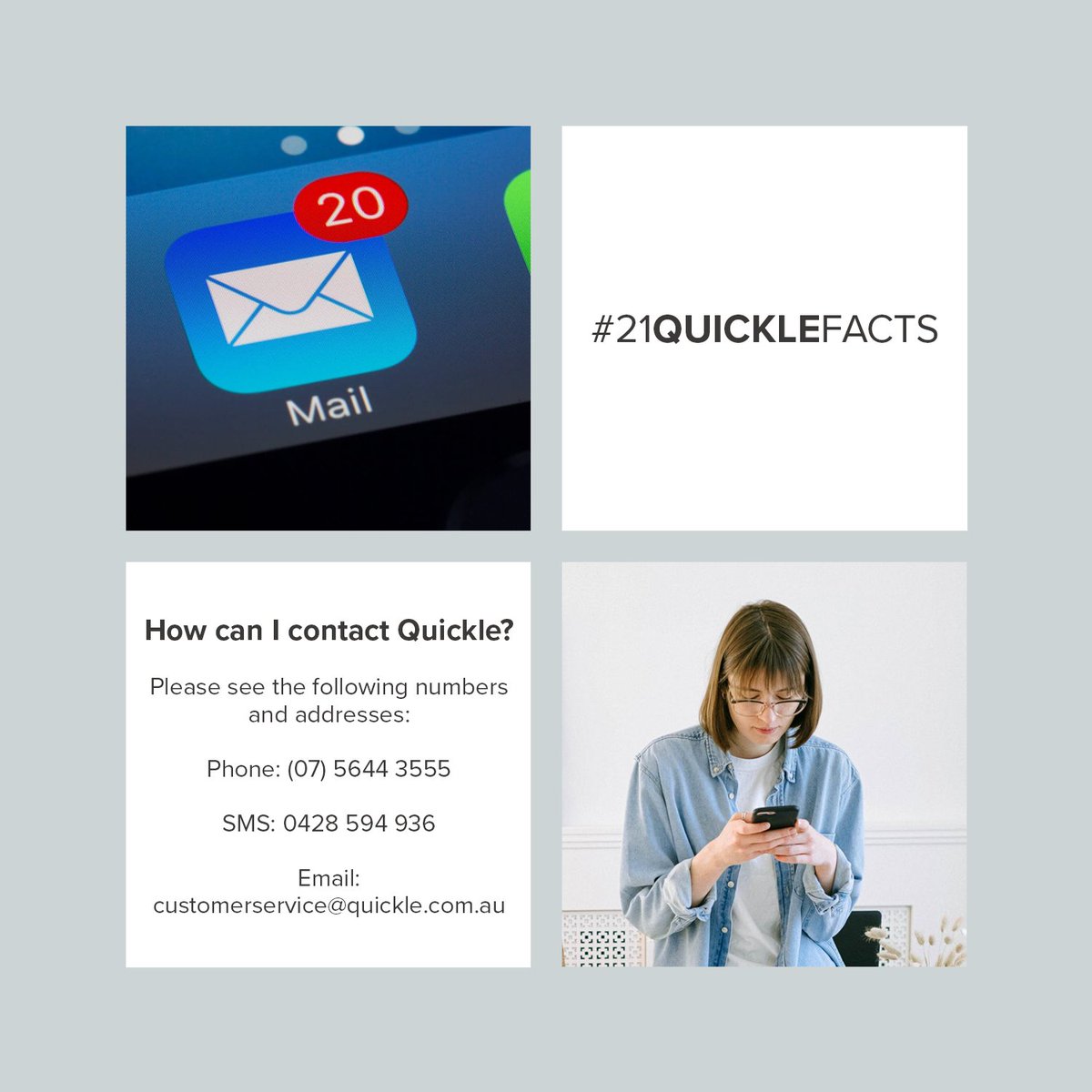 QuickleLoans's tweet photo. #21QuickleFacts

There’s a bunch of ways you can get in touch with us.

#quick #simple #quickle #loansaustralia #loans #paydayloans #paydayadvance #shorttermloan #securedloans https://t.co/hhQ7cKI6Gd