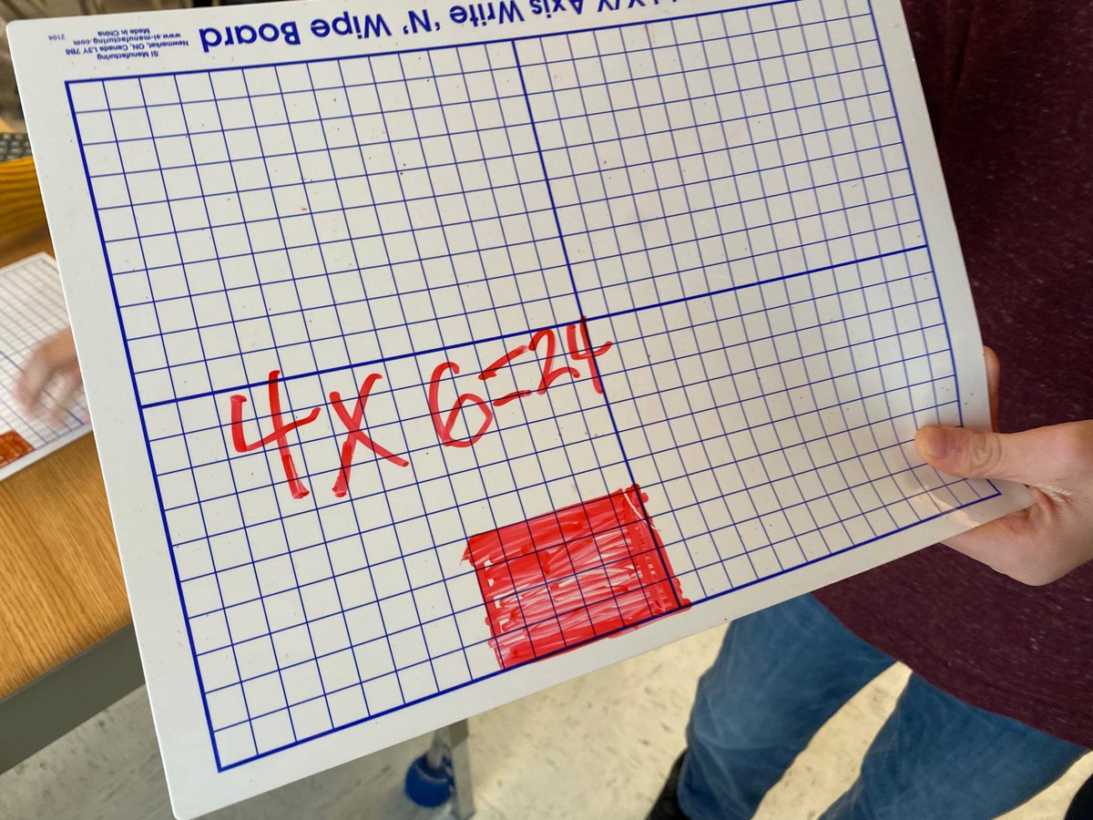 MrCollins_LDSB's tweet photo. Students created arrays to visualize multiplication problems. #GradeFourFive @Centennial_LDSB https://t.co/GmrBJzdgRt