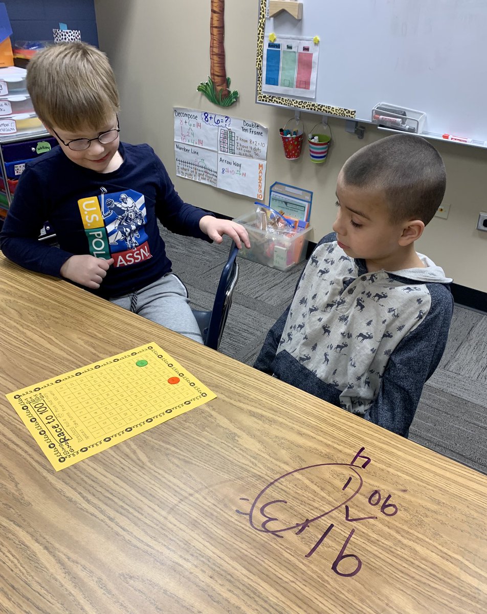 Ended the day by playing Race to 💯 and one of the Ss said “thanks for letting us play this fun math game!!” 🤩❤️ #mathisfun #fluencygames #owstrong #sd113a