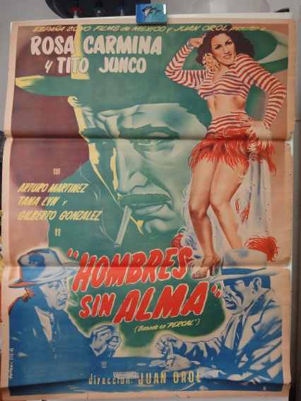 RumberasMex's tweet photo. "Hombres sin alma" (Juan Orol, 1951).

Rosa Carmina / Tito Junco
Arturo Martínez / José G. Cruz

#rosacarmina #hombressinalma #percal #cine #cinemexicano #cinederumberas #juanorol #filmposters #1950s https://t.co/x3YmaqdWK8