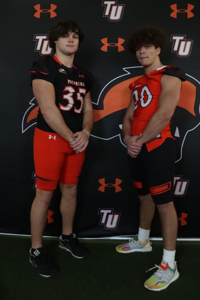 After a great visit, i’m blessed and very grateful to receive an offer to continue my academic and football career as a pwo at <a href="/TusculumFB/">Tusculum Football</a> 🟠⚪️⚫️Very thankful for the opportunity !!! <a href="/J_D_Baha/">Coach Bayha</a>