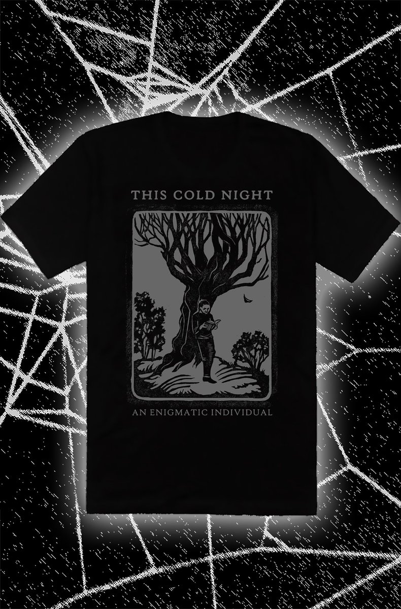 graveshiftpress's tweet photo. We are thrilled to announce our latest collaboration with one of our absolute favorite dark wave/ post- punk artists of the modern era. THIS COLD NIGHT tees and long sleeves are available now. Orders placed by the 9th will go out in time for valentine's day (US only) 
#postpunk https://t.co/mQmK0Y0WqC