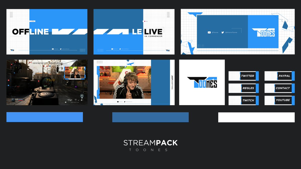 Nouveau Streampack pour <a href="/AntoineToones/">Toones 🇫🇷</a>

Commande en DM