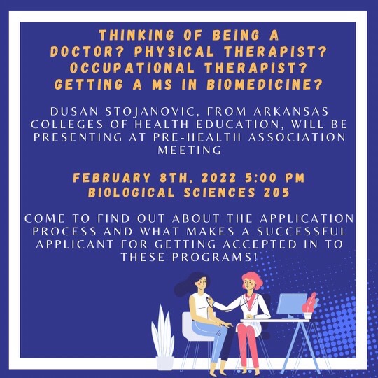 Join us tomorrow at 5:00 pm in the biological sciences building!