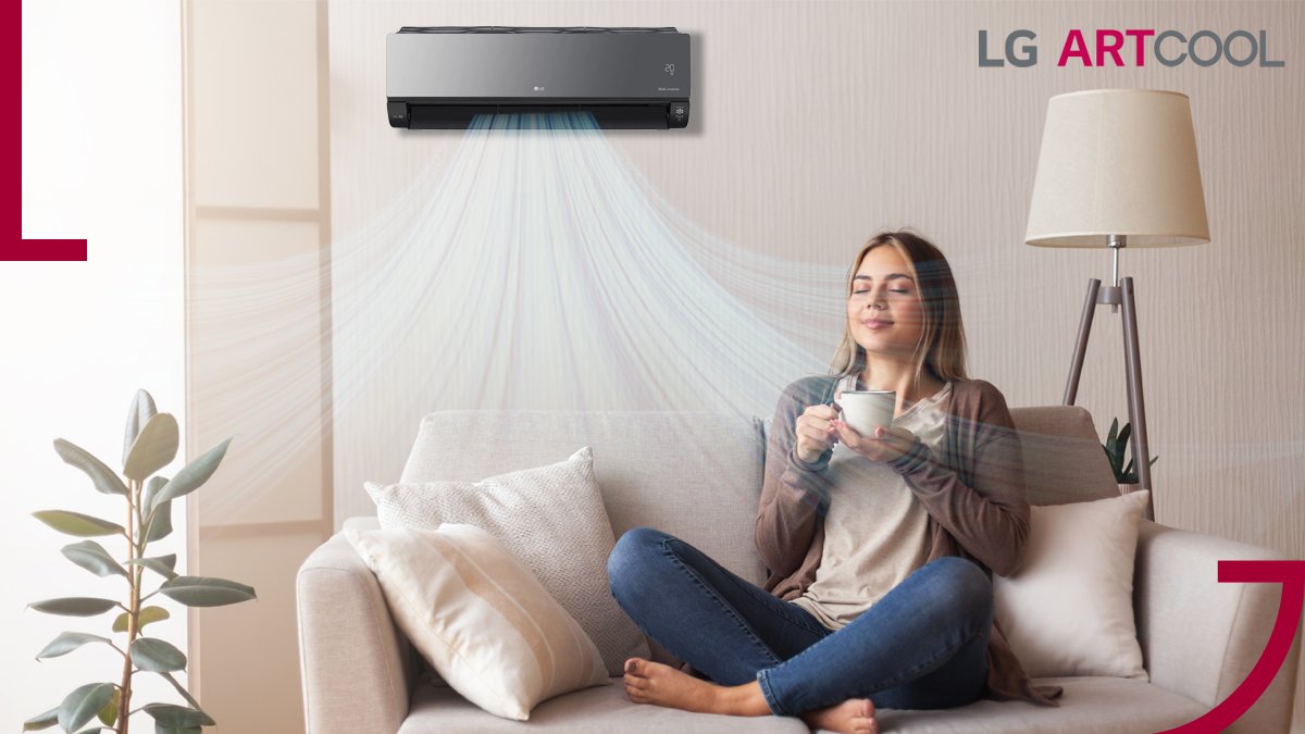 LGMexico's tweet photo. Para un día de descanso, prende tu LG ARTCOOL y disfruta de su agradable aire con funcionamiento silencioso.

Da clic aquí para conocer más: https://t.co/ORLv3zFxE4

#AireAcondicionado #LGARTCOOL #DualInverter #LG #LGElectronics #Lifeisgood https://t.co/4TnD4tE1Ou