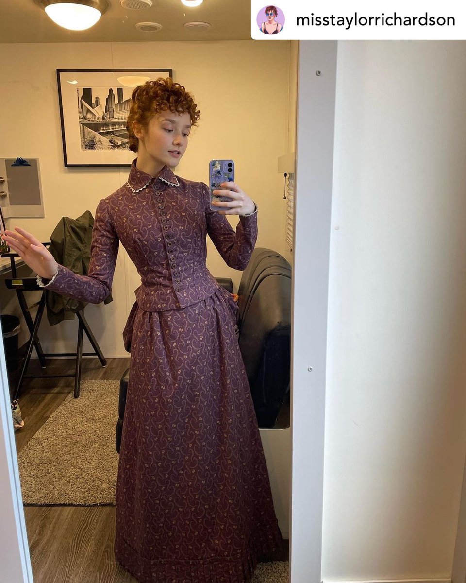 MissTaylorBe's tweet photo. Posted @withregram • @misstaylorrichardson New episode of @gildedagehbo tonight at 9pm on @hbomax!!! I had the honor and delight of shadowing our wonder woman of a director, @sallirichwhit, on this episode♥️ #GildedAgeHBO https://t.co/zzOiQAAQo6