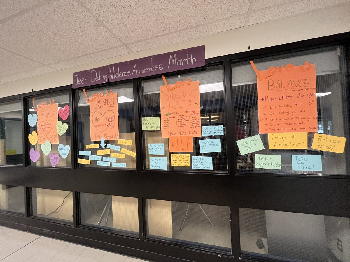 February is Teen Dating Violence Awareness Month - #knowyourworth and remember that #loveisrespect <a href="/PeelSchools/">Peel District School Board</a> <a href="/BalmoralDrivePs/">Balmoral Drive</a>