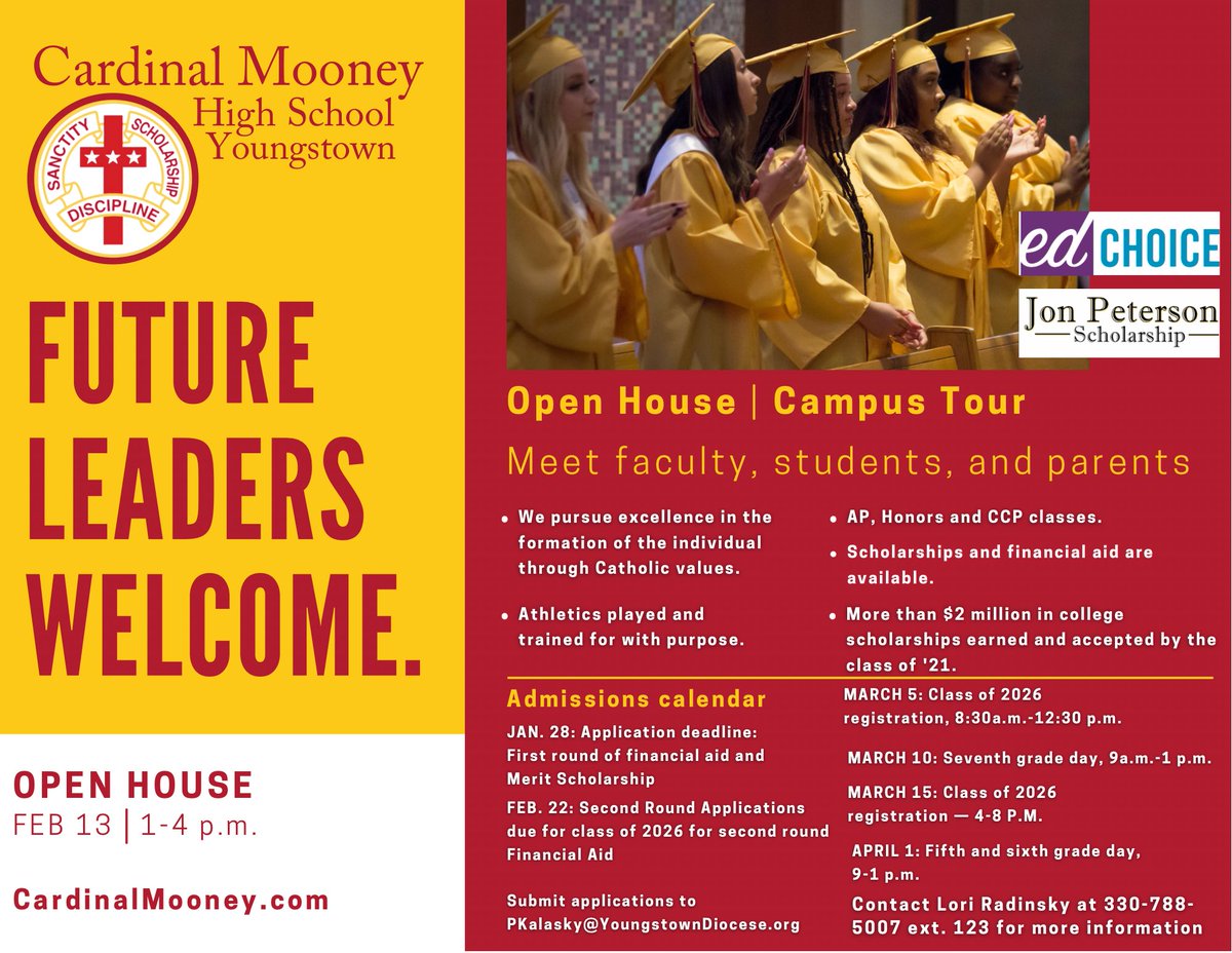 MooneyFamily's tweet photo. Our Open House is set for Feb. 13 from 1-3 p.m.
-Meet our faculty.
-Tour learning-conducive classrooms, each with Promethean boards. 
-Visit our state-of-the-art athletic training facility, The Armory.
-Talk to coaches from all@of our programs, including lacrosse.
#MooneyFamily https://t.co/sK9KnFrHkN