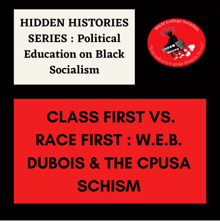 SocialistsWM's tweet photo. Today's presentation on WEB Dubois and Class/Race reductionism: https://t.co/9tgv13GTMl