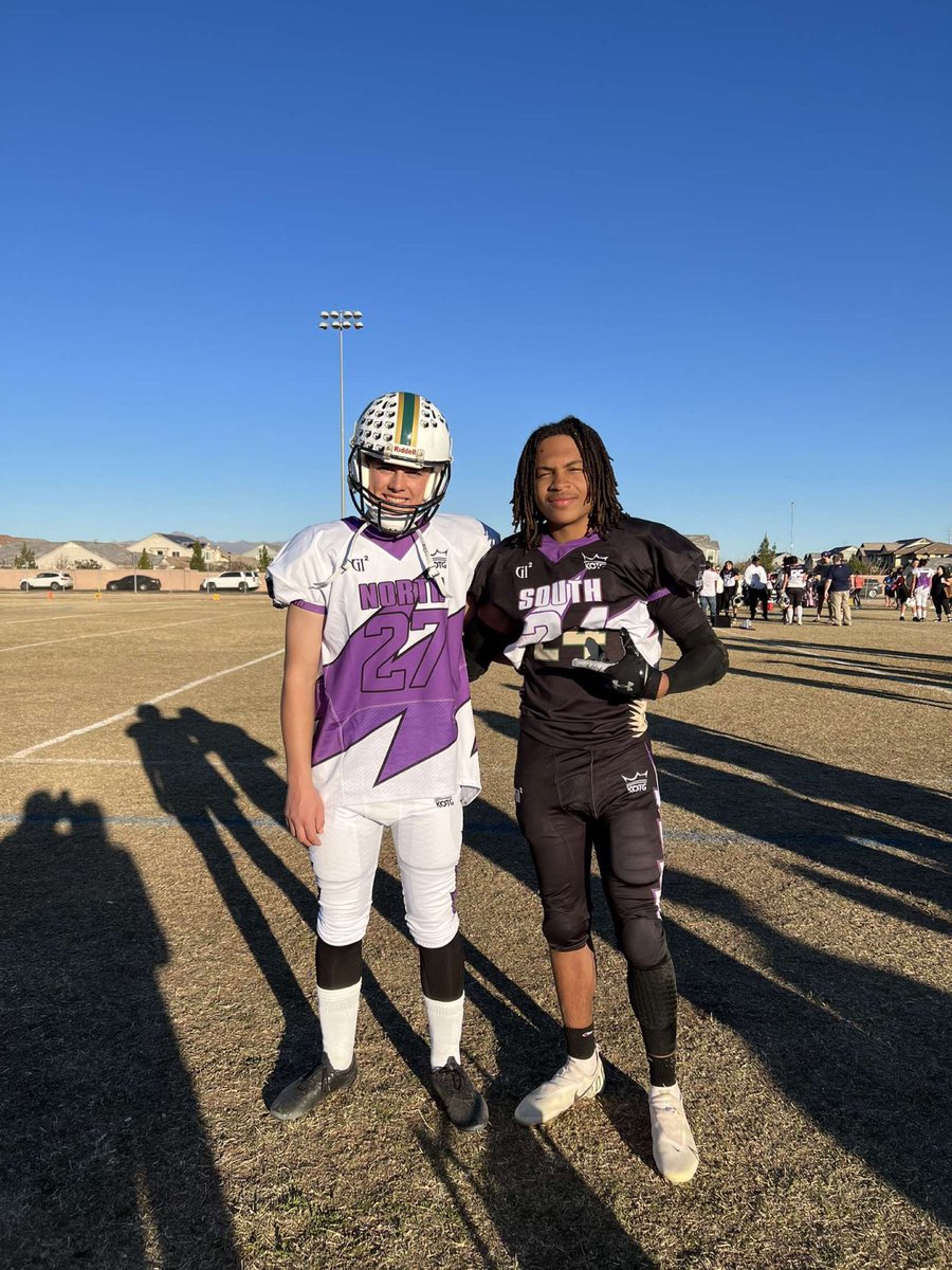 Thank you <a href="/AZDSClassic/">Desert Storm Classic</a> and <a href="/KotgMedia/">King of the Game</a> for putting on ab amazing event for us seniors! Loved every second of the last high school game in my career🤟🏼 shout-out to the north squad for the win! <a href="/CoachSpringerST/">Jeremy Springer</a> <a href="/CoachToddBates/">Todd Bates</a> <a href="/CoachPease/">Brent Pease</a> @coachhauck @SacksGriz