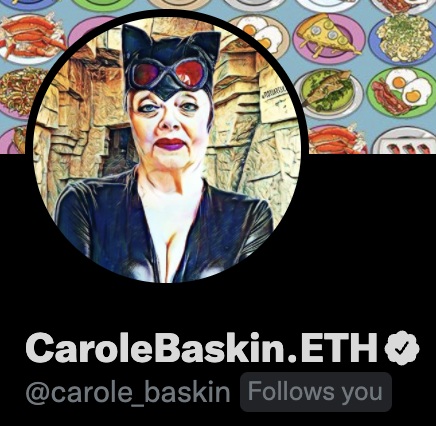 Thanks for the follow @carole_baskin 

Things I never expected to write in a tweet? This