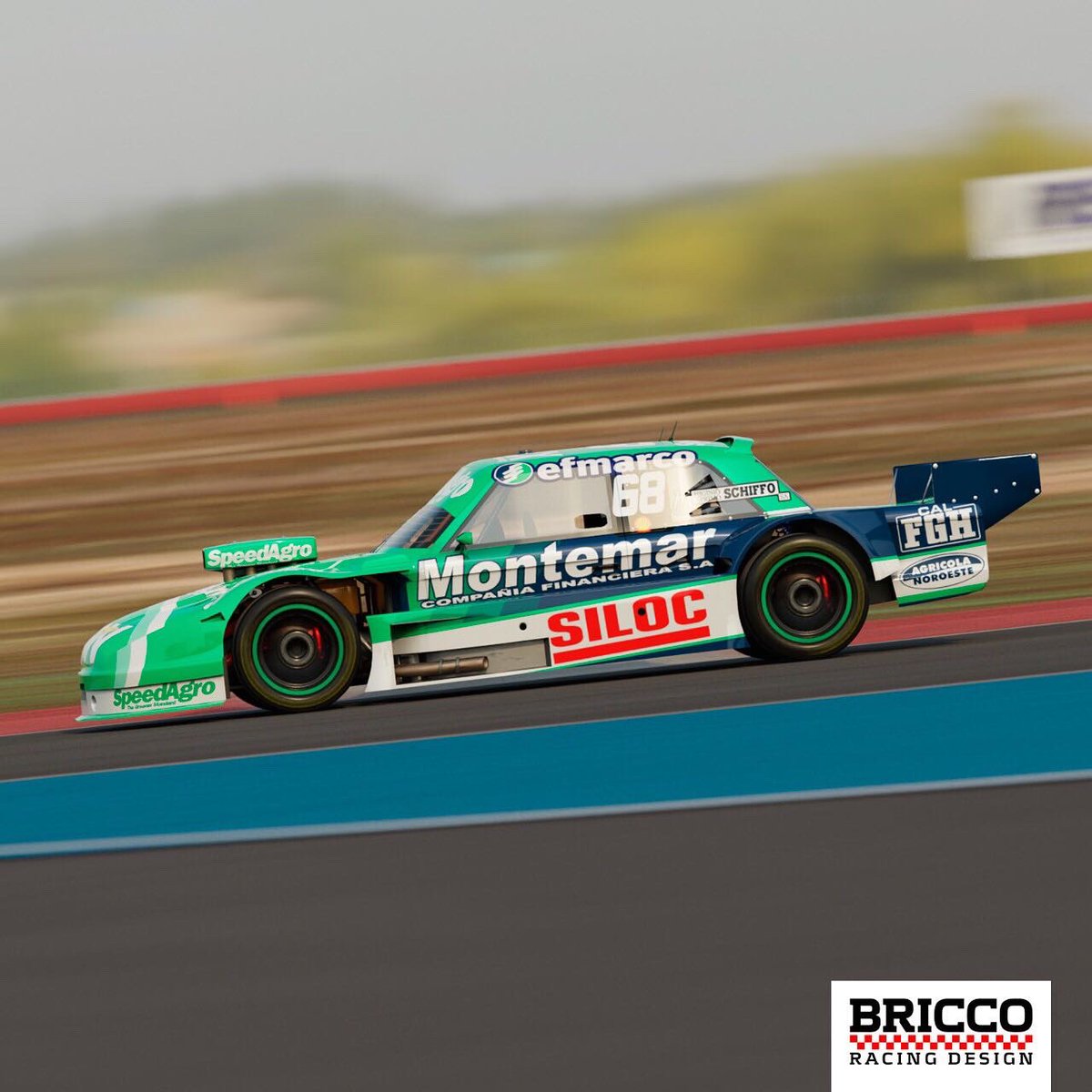 briccodesign's tweet photo. Diseño 2022 de @JulianSantero para el #TurismoCarretera @actcargentina 🏁 #BriccoDesign https://t.co/DDCNM4HSCV