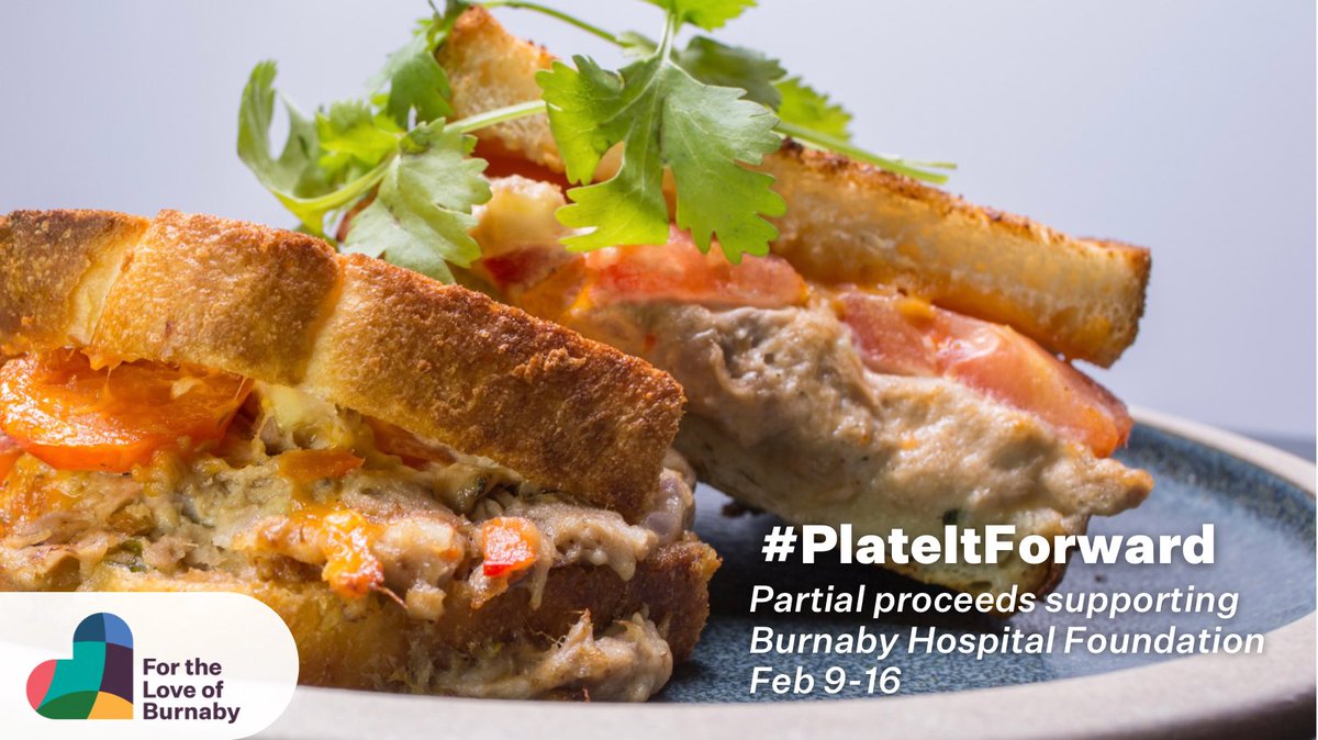 BbyHospitalFdn's tweet photo. Our friends at #AmbitCafe have teamed up with us to show their #LoveofBurnaby by joining our #PlateitForward program!🍴 

February 9-16, partial proceeds from their delicious tuna melt will support the #BrightFuture of Burnaby Hospital. https://t.co/r8Nl45GRiV https://t.co/h5YmGZ8qGl