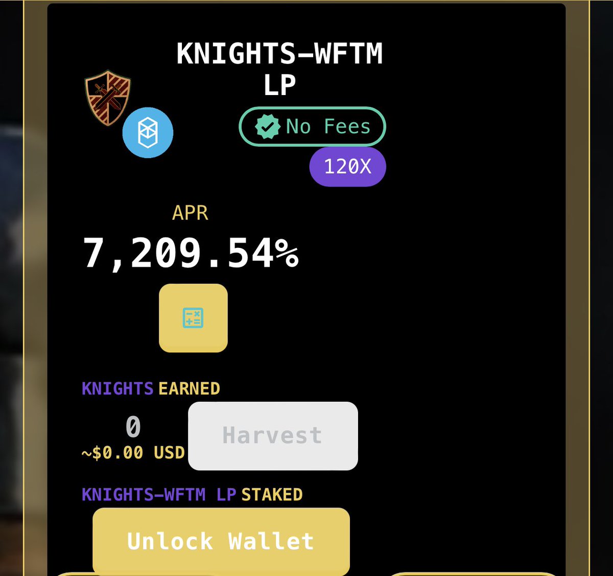 DannyCrypt's tweet photo. @knightsoffantom is loaded with great boosted APR! Over 7,000% Apr on $Knights-Wftm LP

Currently listed on CMC, CG and top 2 on Dappradar

Degen play so apply proper risk management. https://t.co/wkpEwJaxtX