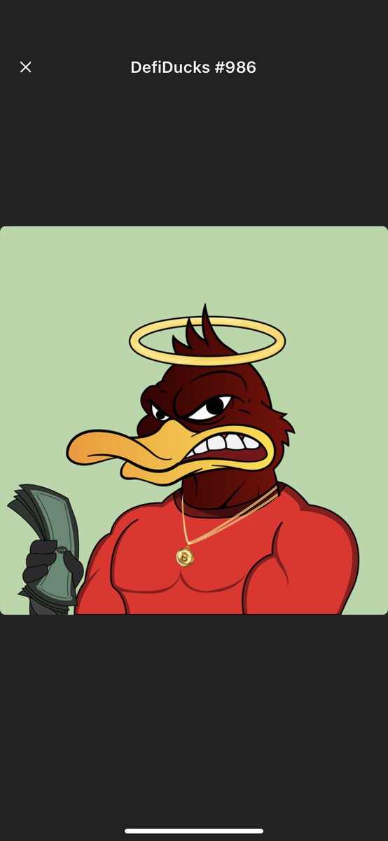 TheVageterian's tweet photo. Ah man… I literally love my ducks. This is seriously been one of my fav projects. To be apart of it as well as a mod has been amazing. The organic growth is beautiful.  Come join us for real ! Love my Squad @DefiDucksNFT #DefiDucks #squad https://t.co/LlPn0gBV5P
