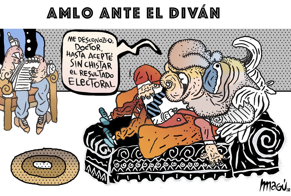 MaguMonero's tweet photo. El instituto electoral ciudadanizado permitió expulsar al PRI de su eterna posesión del poder y la alternancia se hizo posible...El INE contó los 30 millones de votos que dieron triunfo a AMLO. Cartón del 3 Julio 2018 @lajornadaonline https://t.co/udgOMkcoZJ